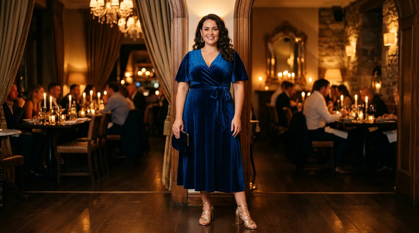 The Velvet Midi Dress