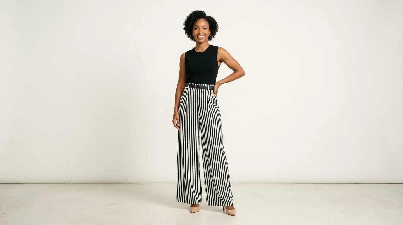 The Vertical Stripe Palazzo for Petite Women
