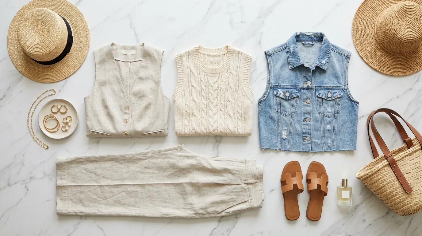 Why the Vest Deserves a Permanent Spot in Your Warm Weather Wardrobe