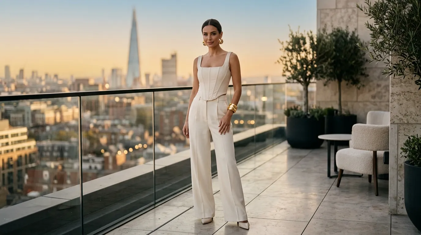 Wide Leg Trousers and a Corset Top