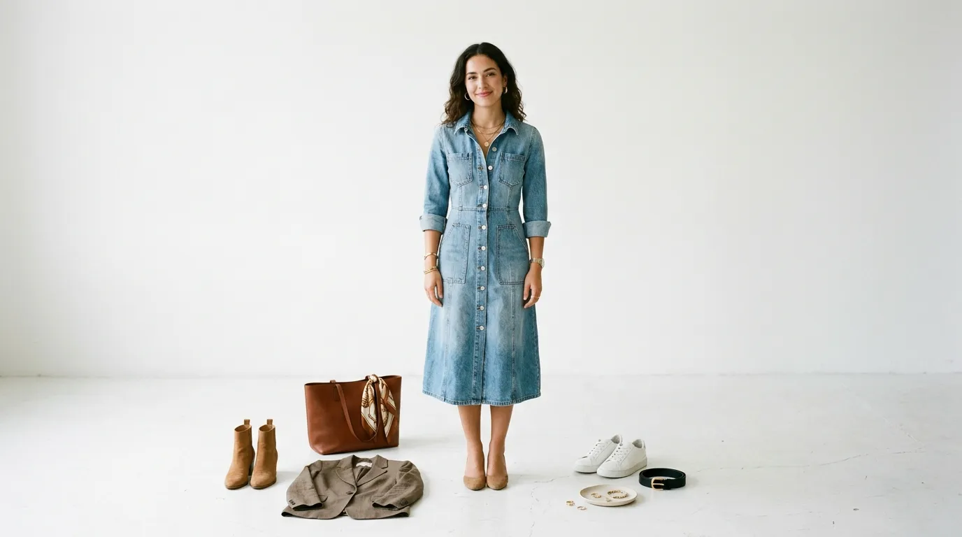 10+ Chic Denim Dress Outfit Ideas To Try This Season