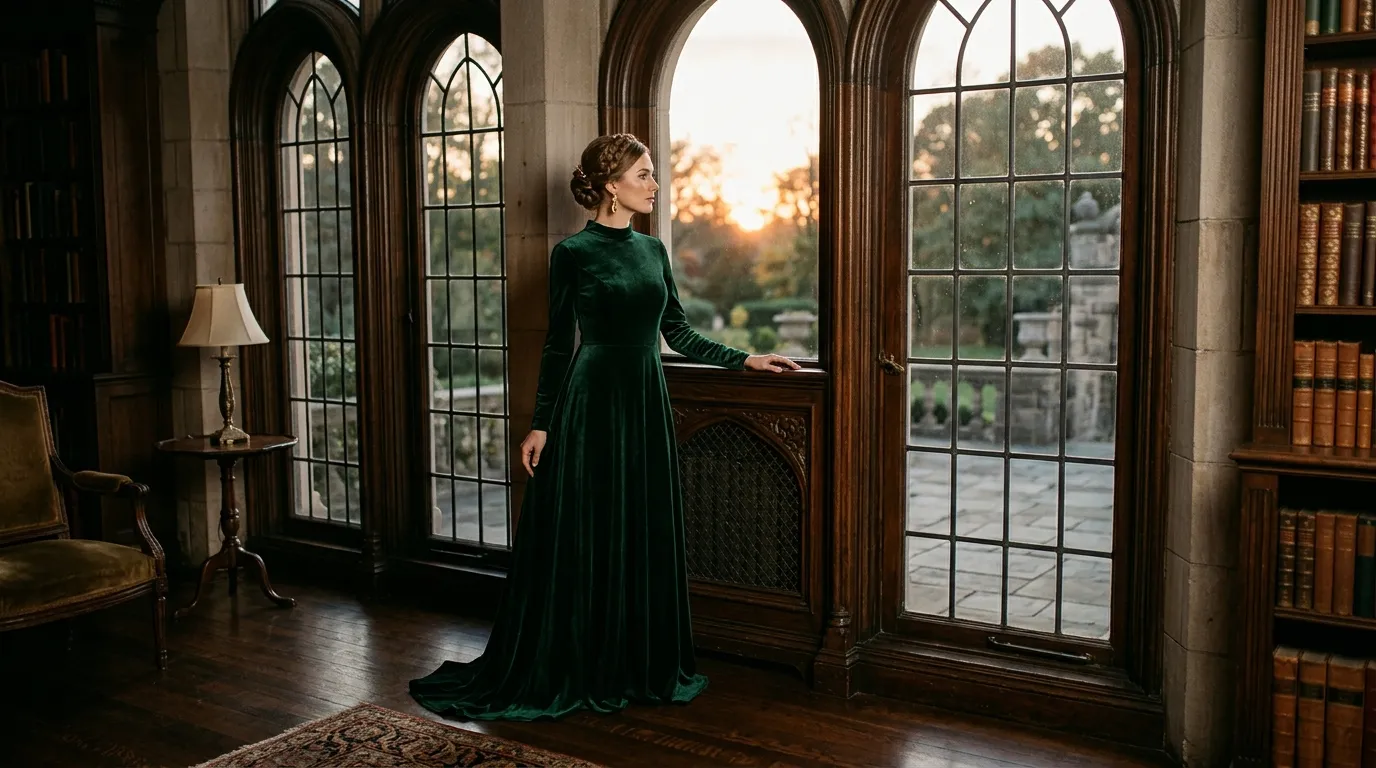 A Rich Velvet Gown A Rich Velvet Gown