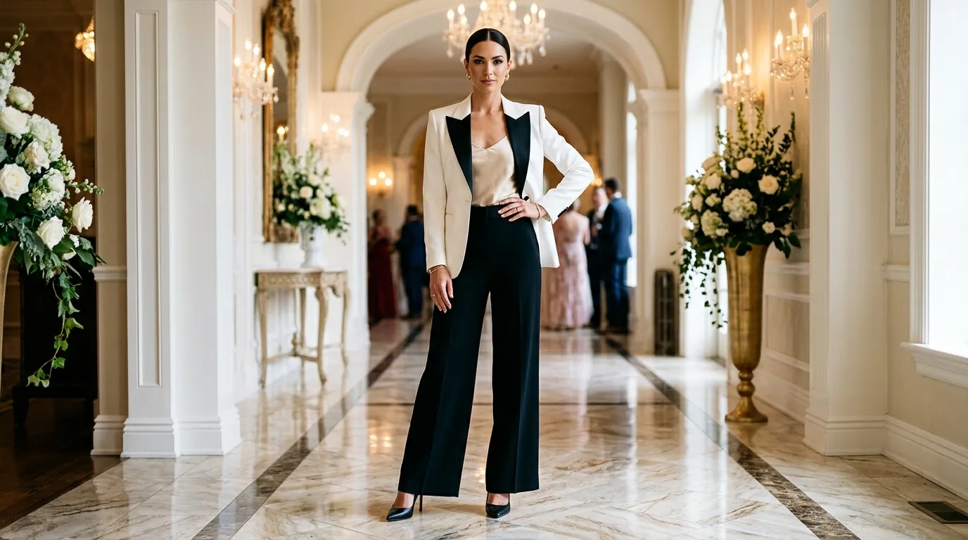 A Women's Tuxedo Suit A Women's Tuxedo Suit
