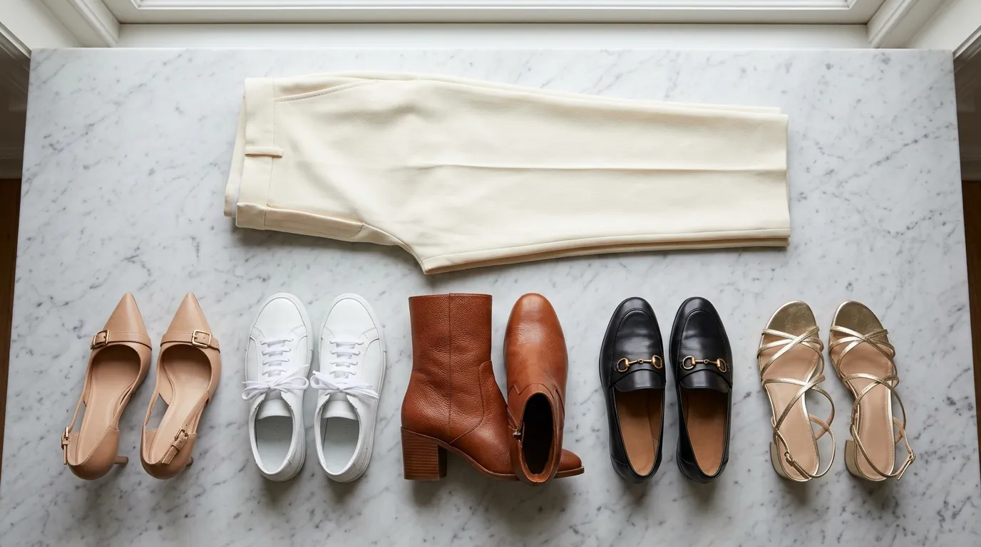 Best Shoes to Wear with Cream Pants