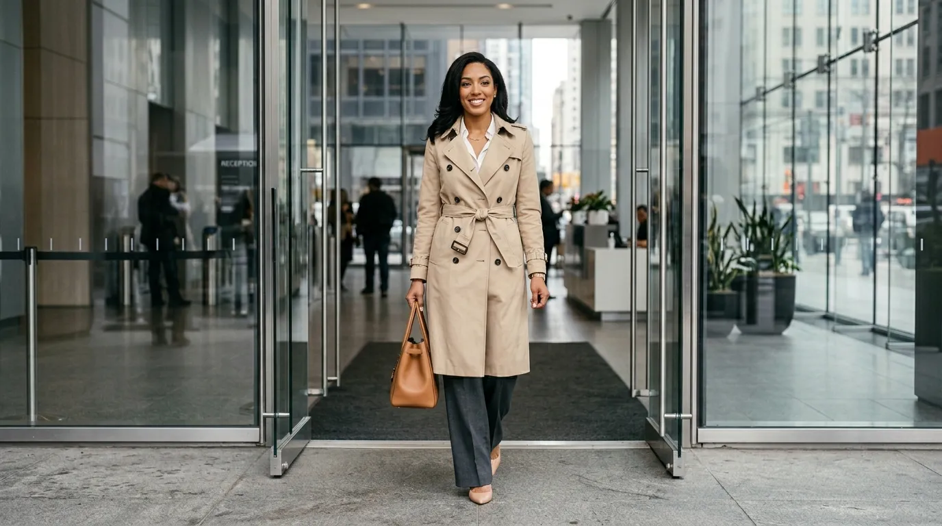 Business Ready Look with Tailored Trousers