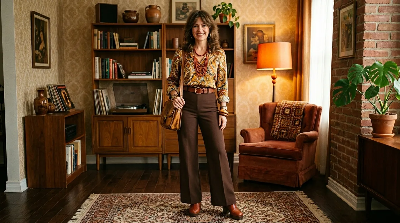 Earthy Color Palettes and Psychedelic Prints