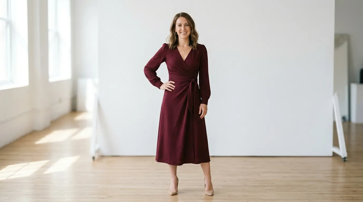 Embrace the Wrap Dress The Ultimate Tummy Flattering Classic