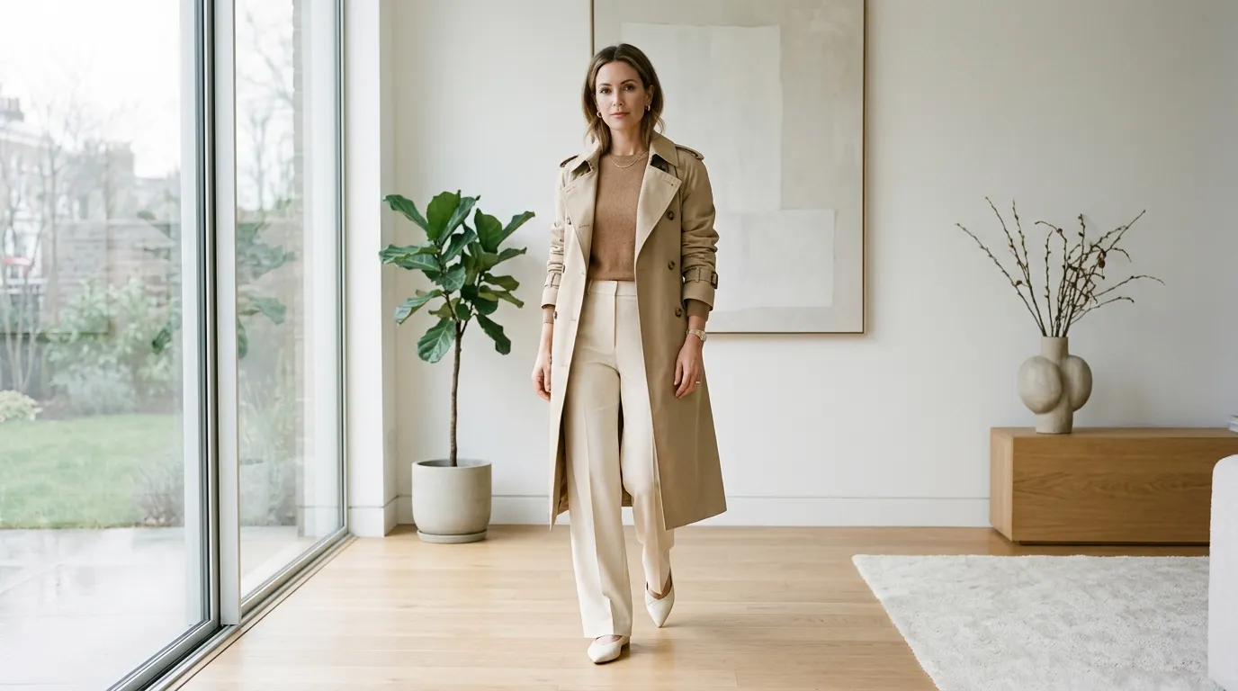 Monochrome Beige Head to Toe