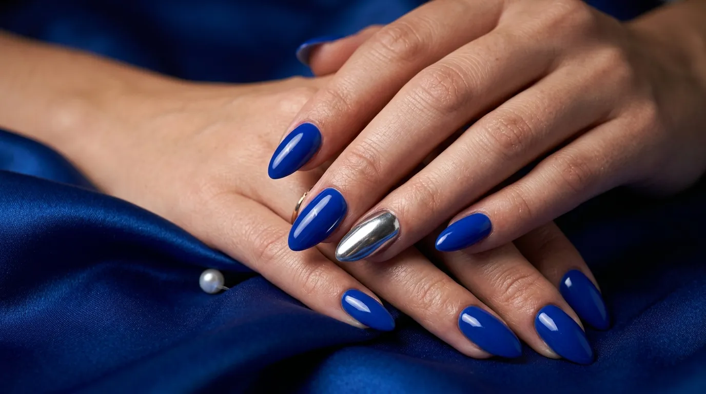Royal Blue Nails