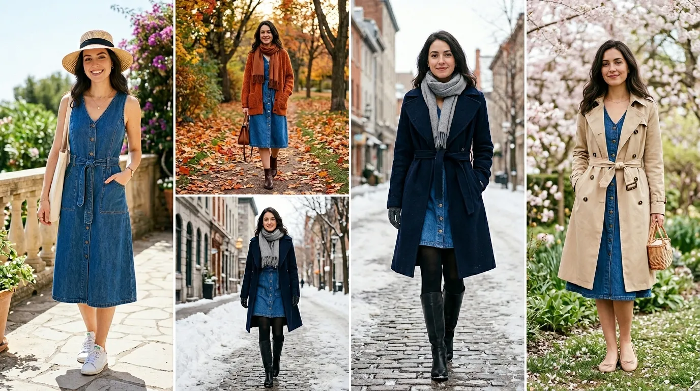 Seasonal Denim Dress Styling Tips