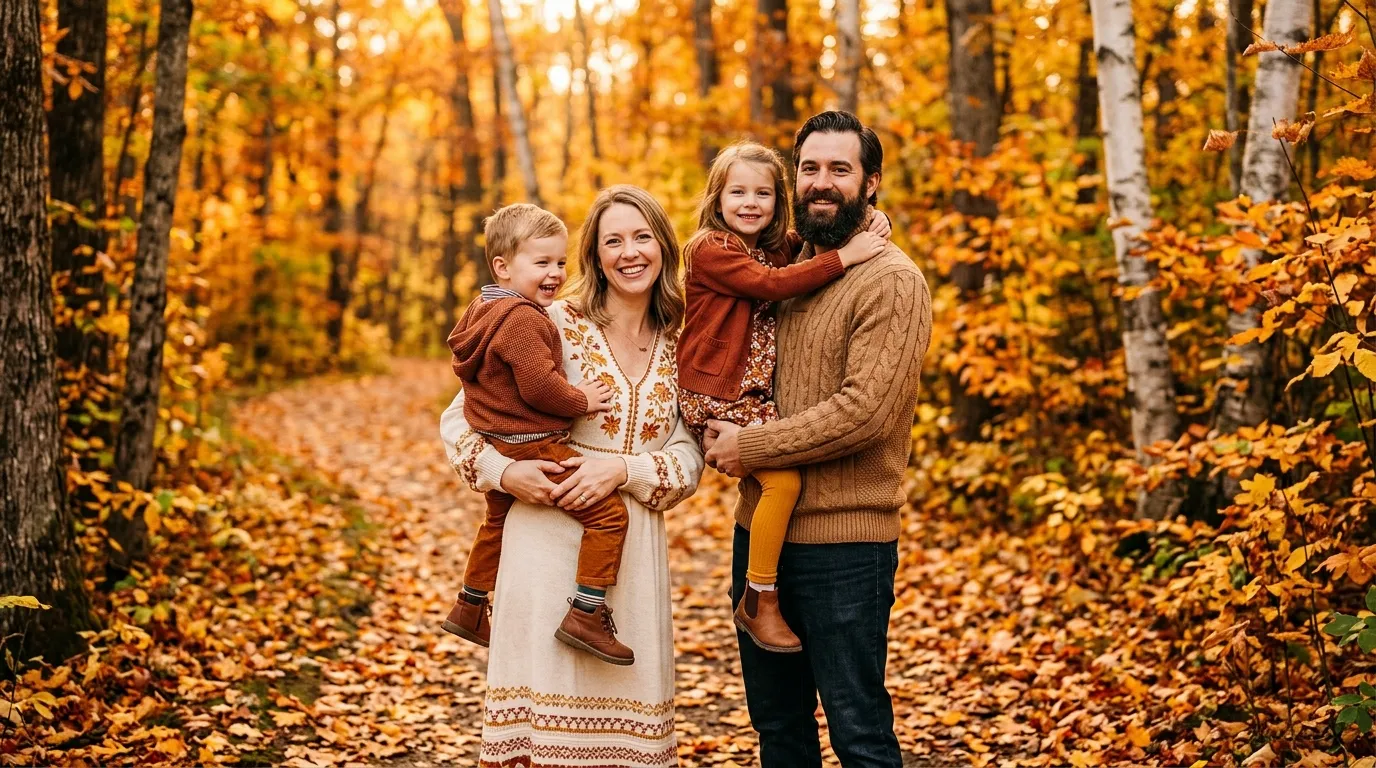Taupe, Rust, and Ivory for Fall Sessions