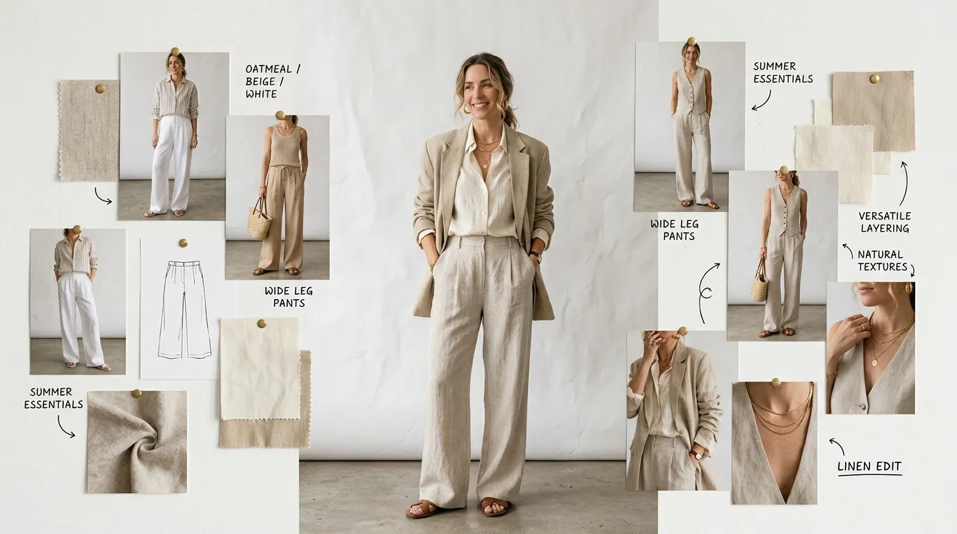 The 10 Plus Wide Leg Linen Pants Outfits You Need to Try