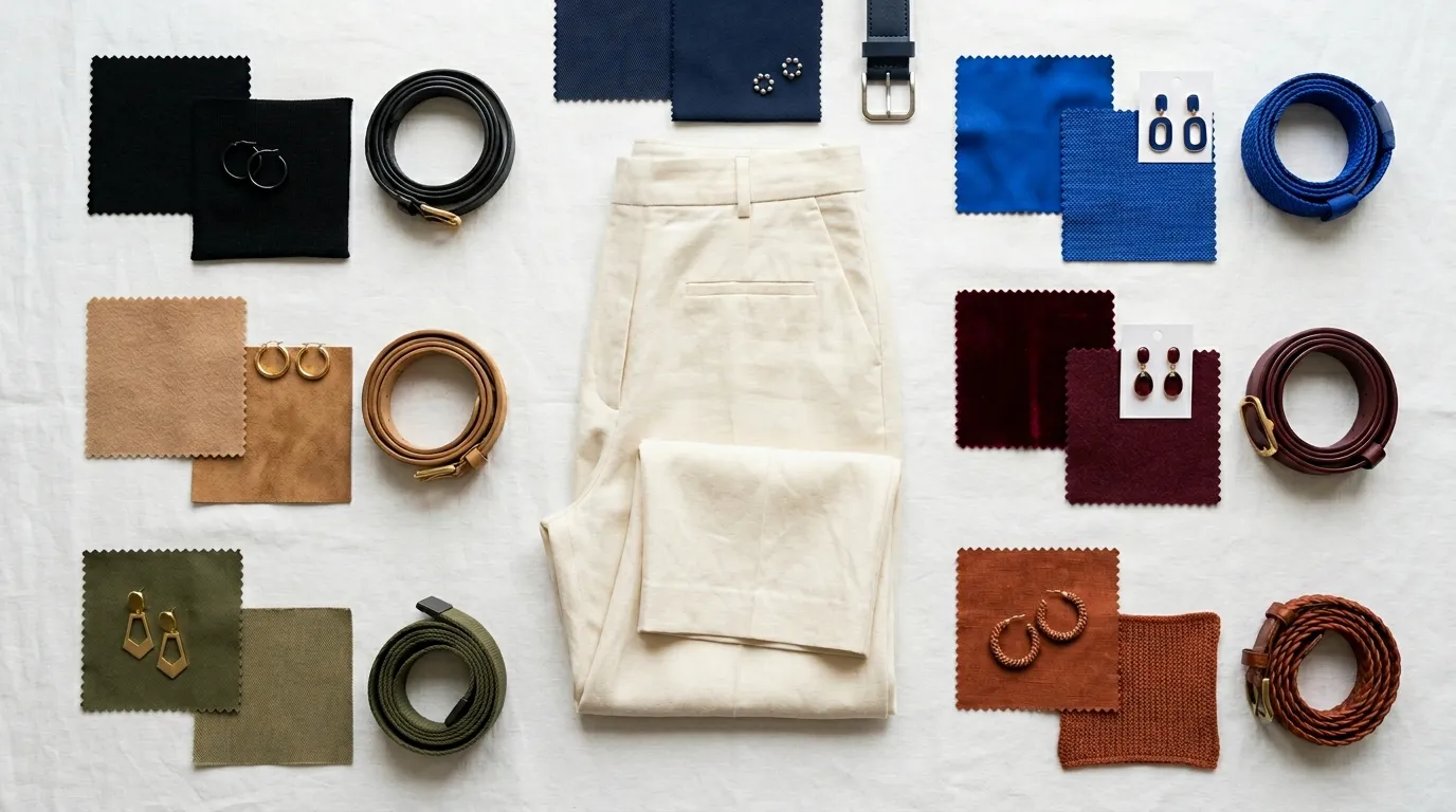 The Best Colors to Pair with Cream Pants