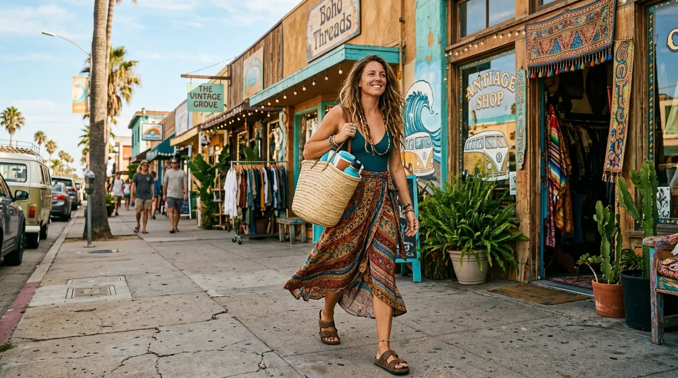 The Ocean Beach Bohemian Look