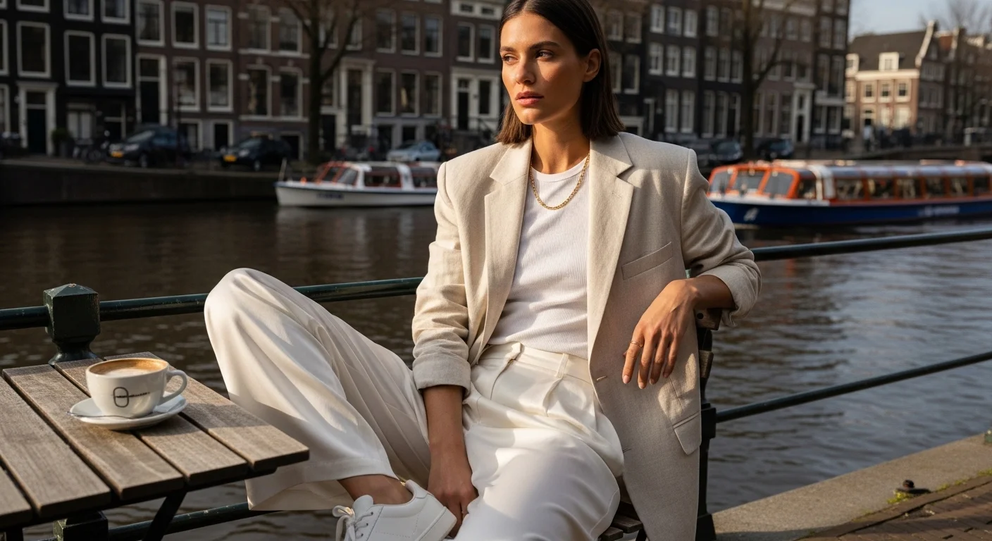 The Oversized Blazer and Silk Trouser Look