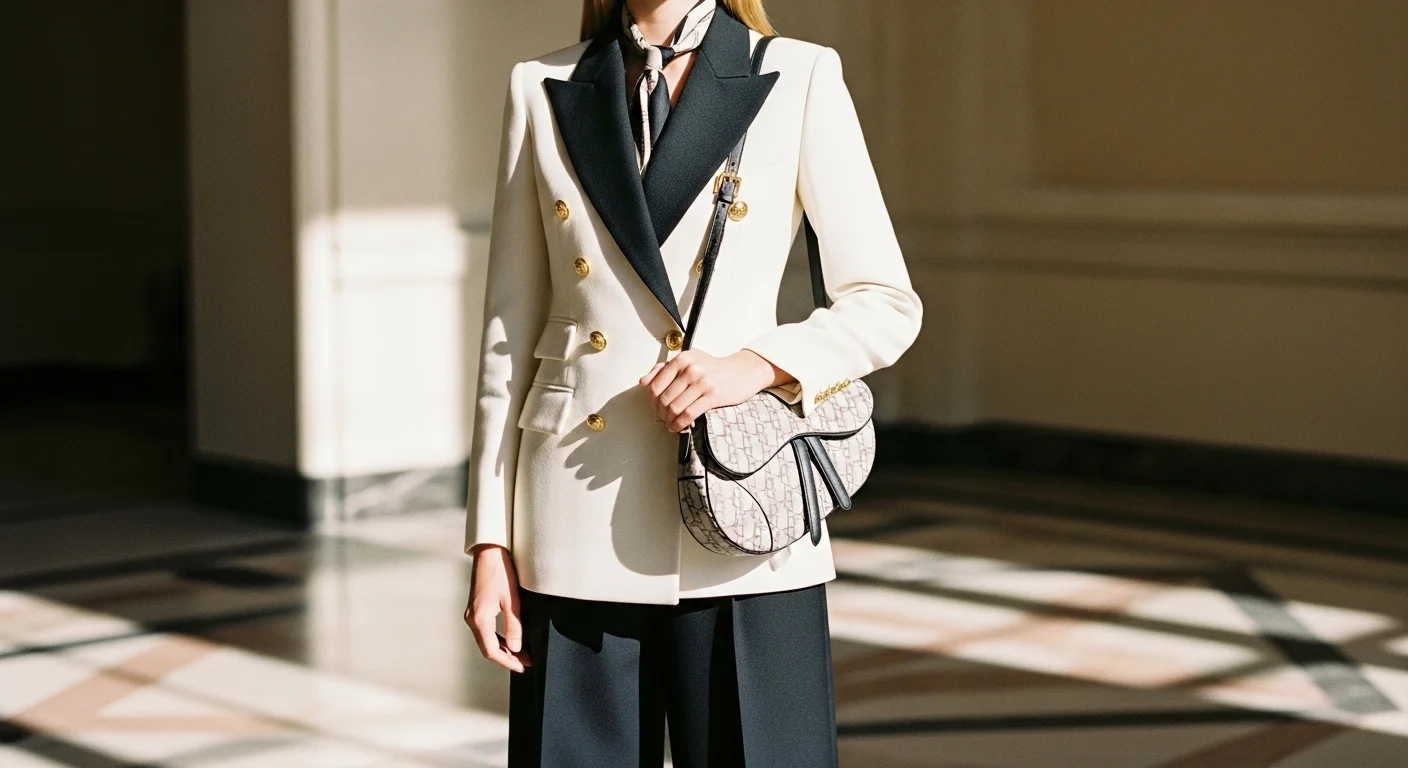 The Vintage Dior Blazer Moment That Stopped Everyone in Their Tracks