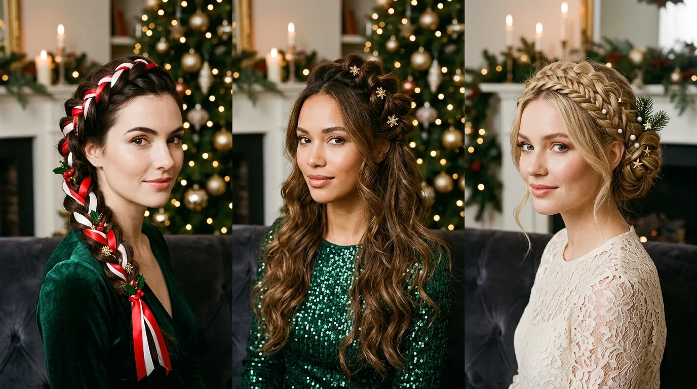 16 Plus Additional Stylish Christmas Hairstyles Worth Knowing