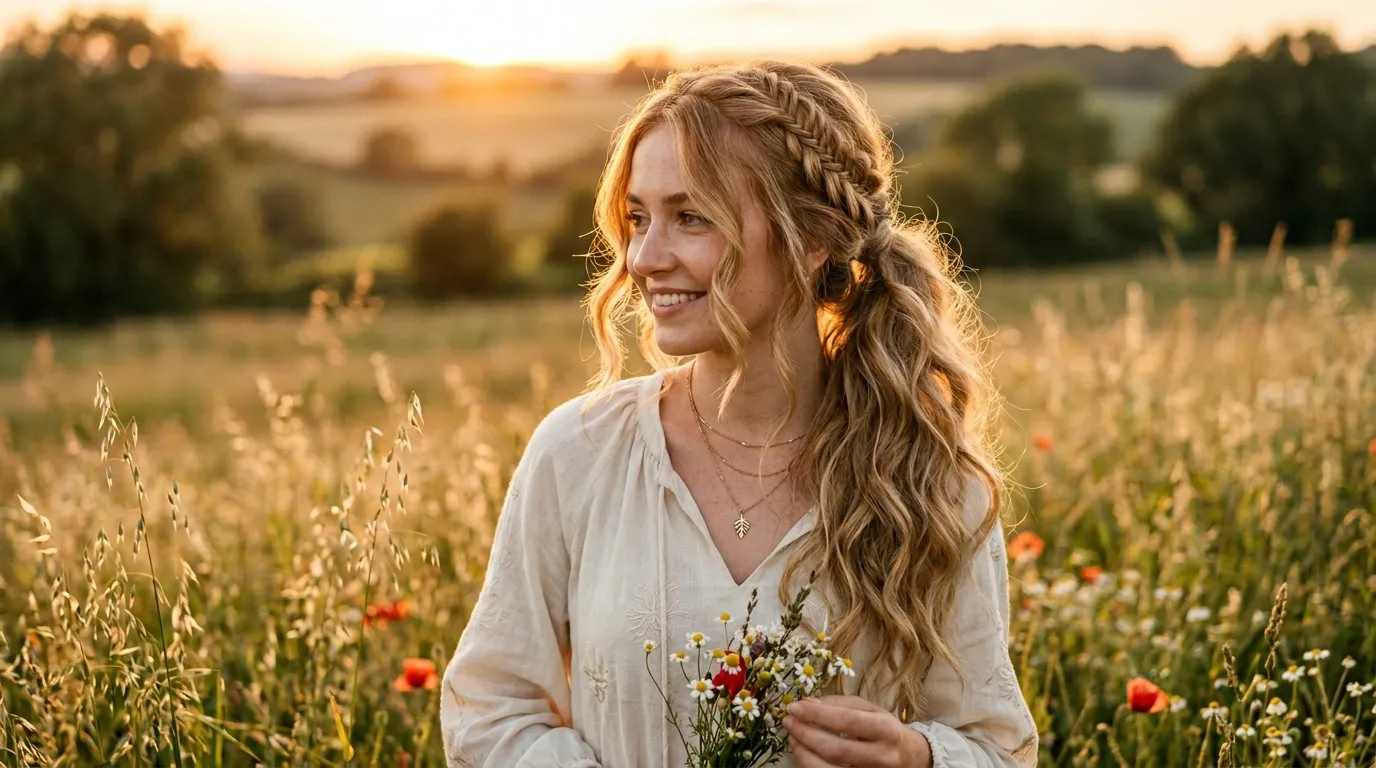 Boho Half Braid Ponytail Boho Half Braid Ponytail
