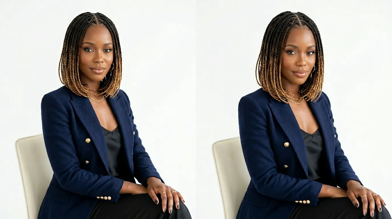 Braided Bobs and Short Protective Styles