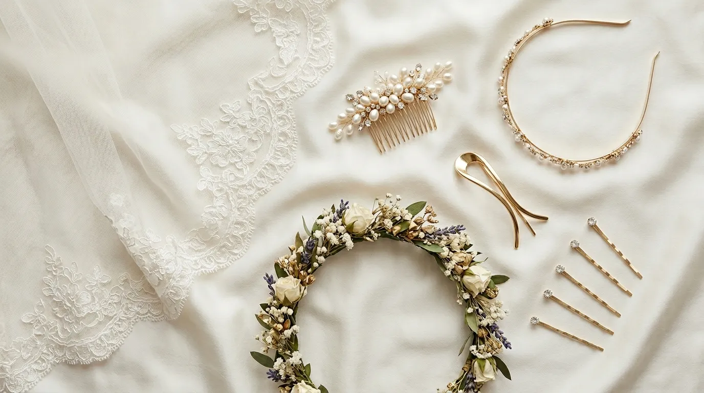 Bridal Hair Accessories and Veil Pairing Guide