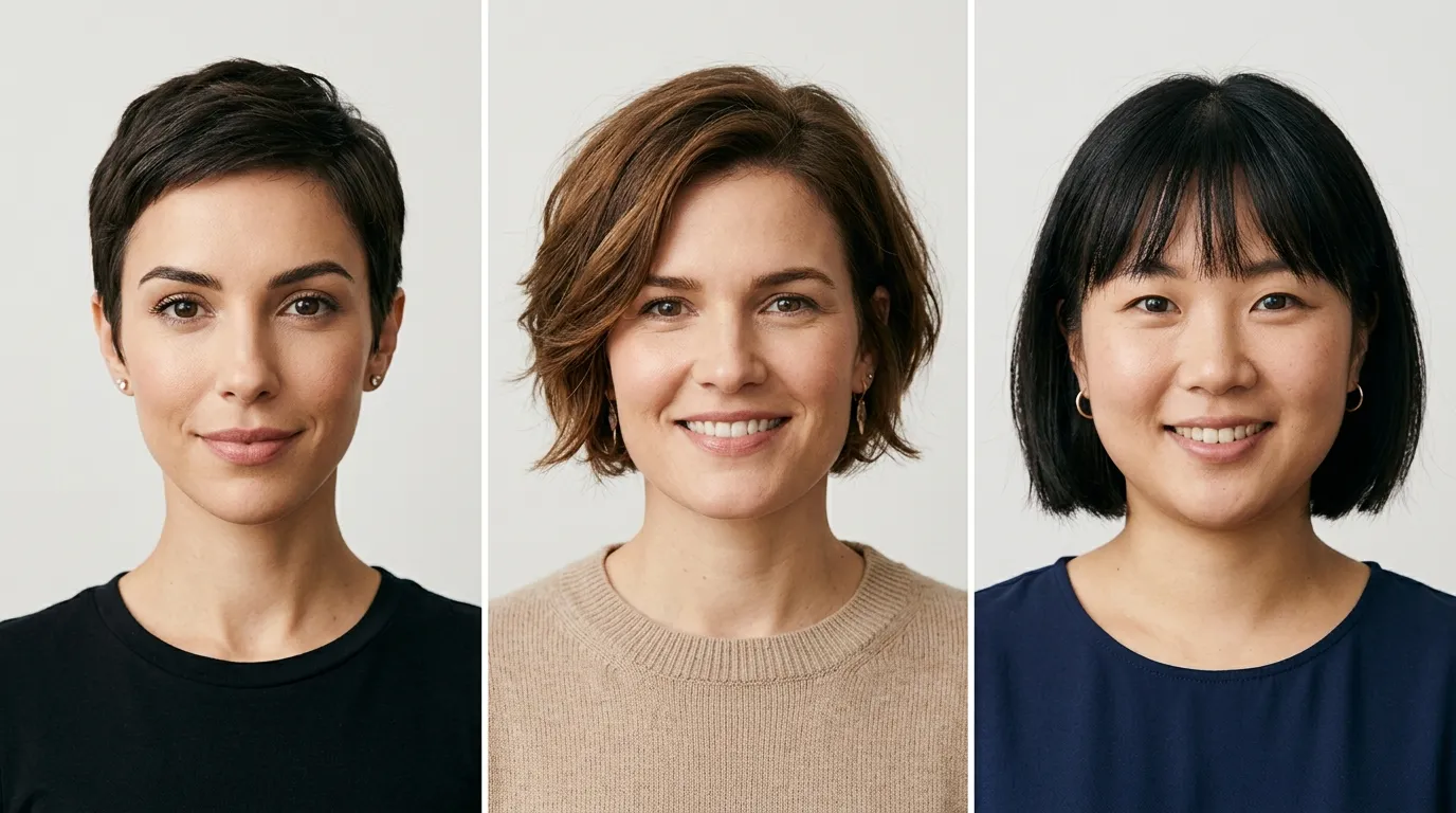 Choosing Short Styles by Face Shape Choosing Short Styles by Face Shape