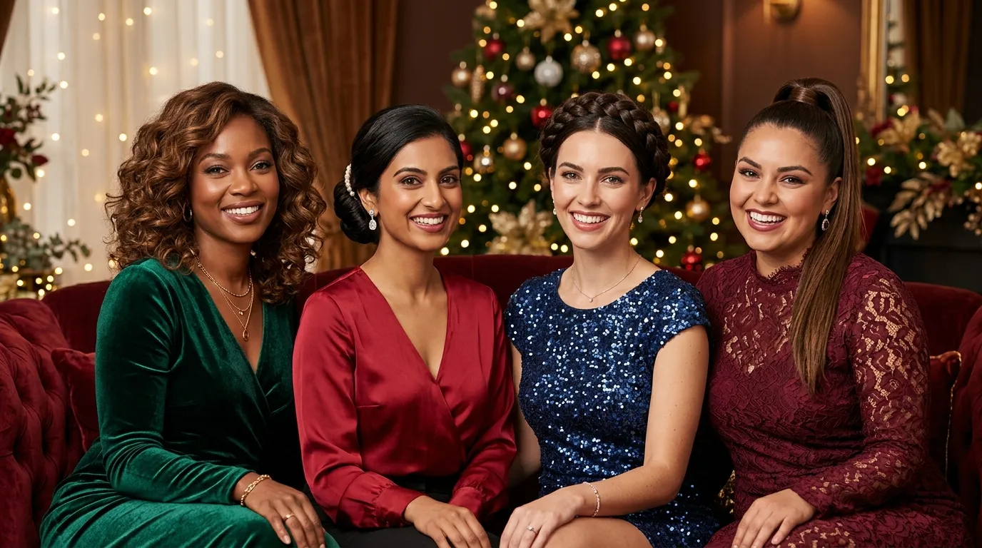 Choosing the Right Festive Christmas Hair Idea for Your Face Shape