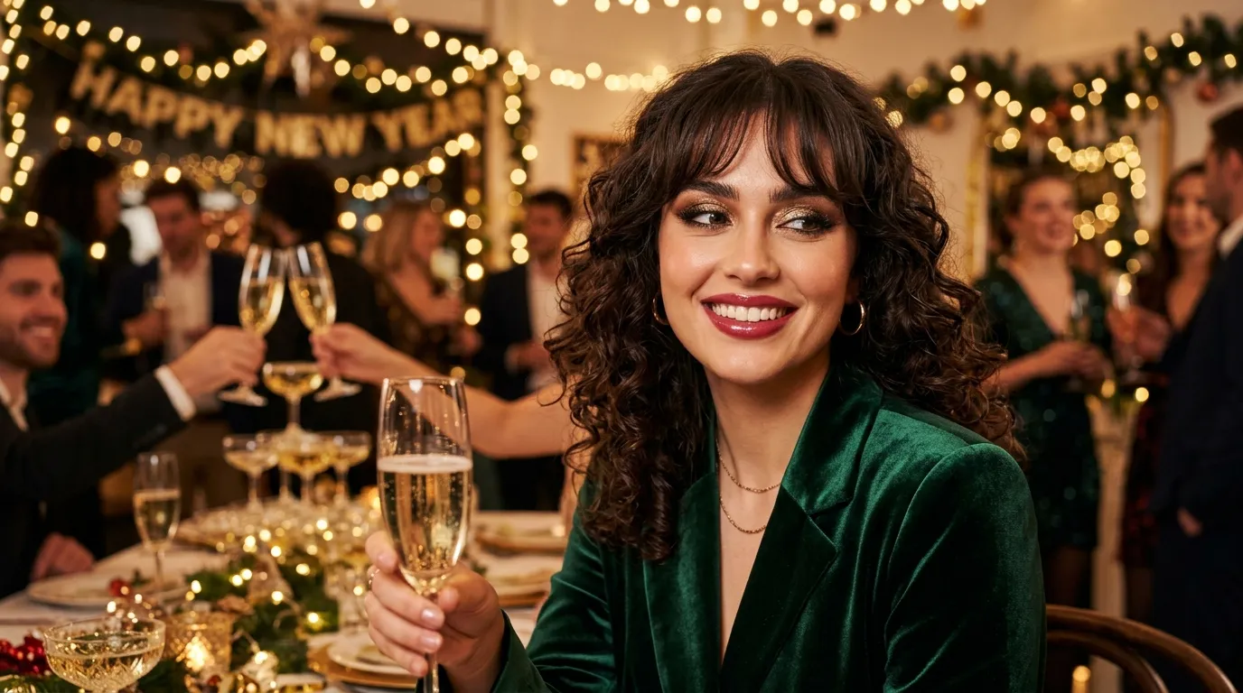 Curls with Bangs