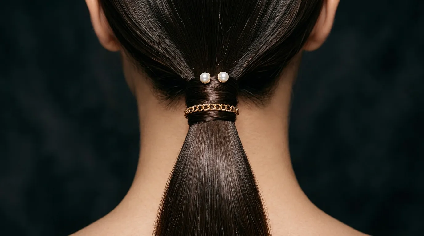 Jeweled and Embellished Ponytail Styles