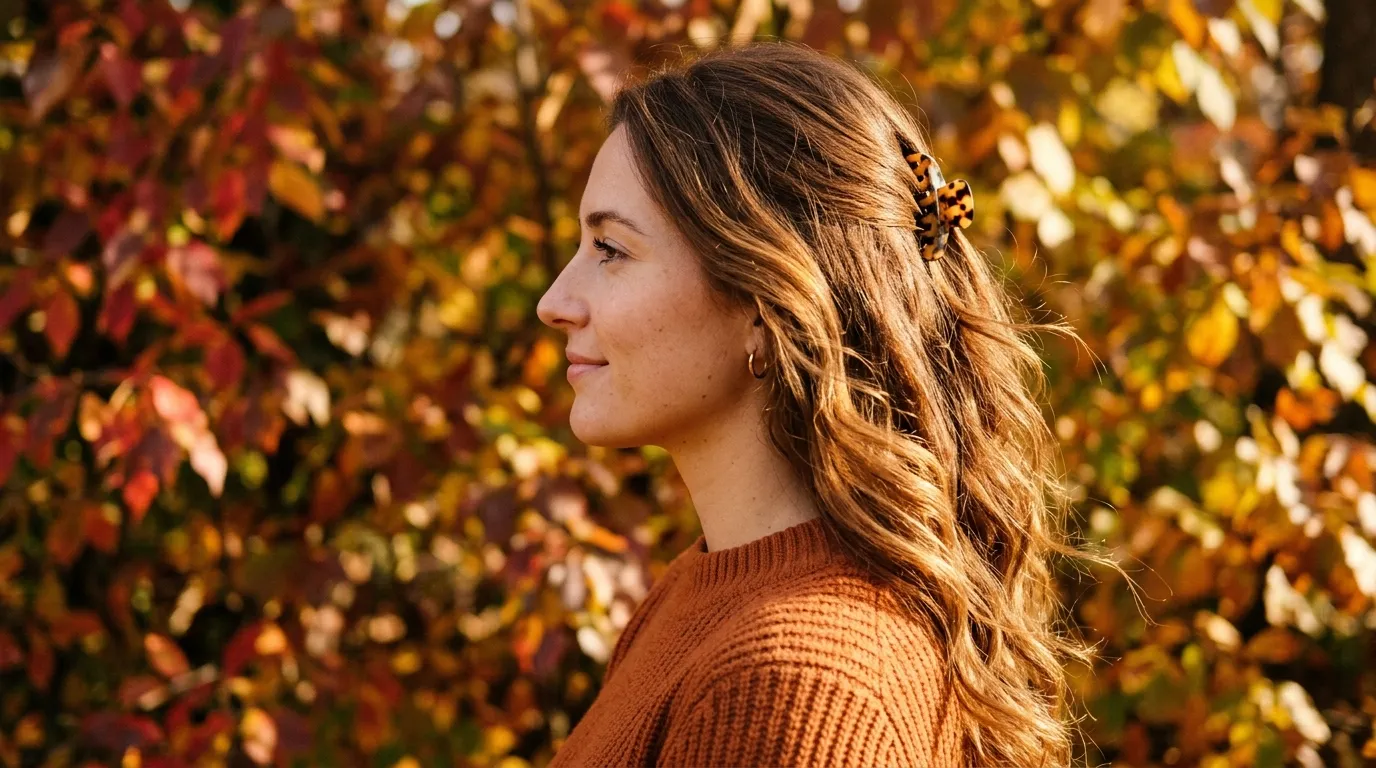 Loose Waves with Autumn Toned Accessories