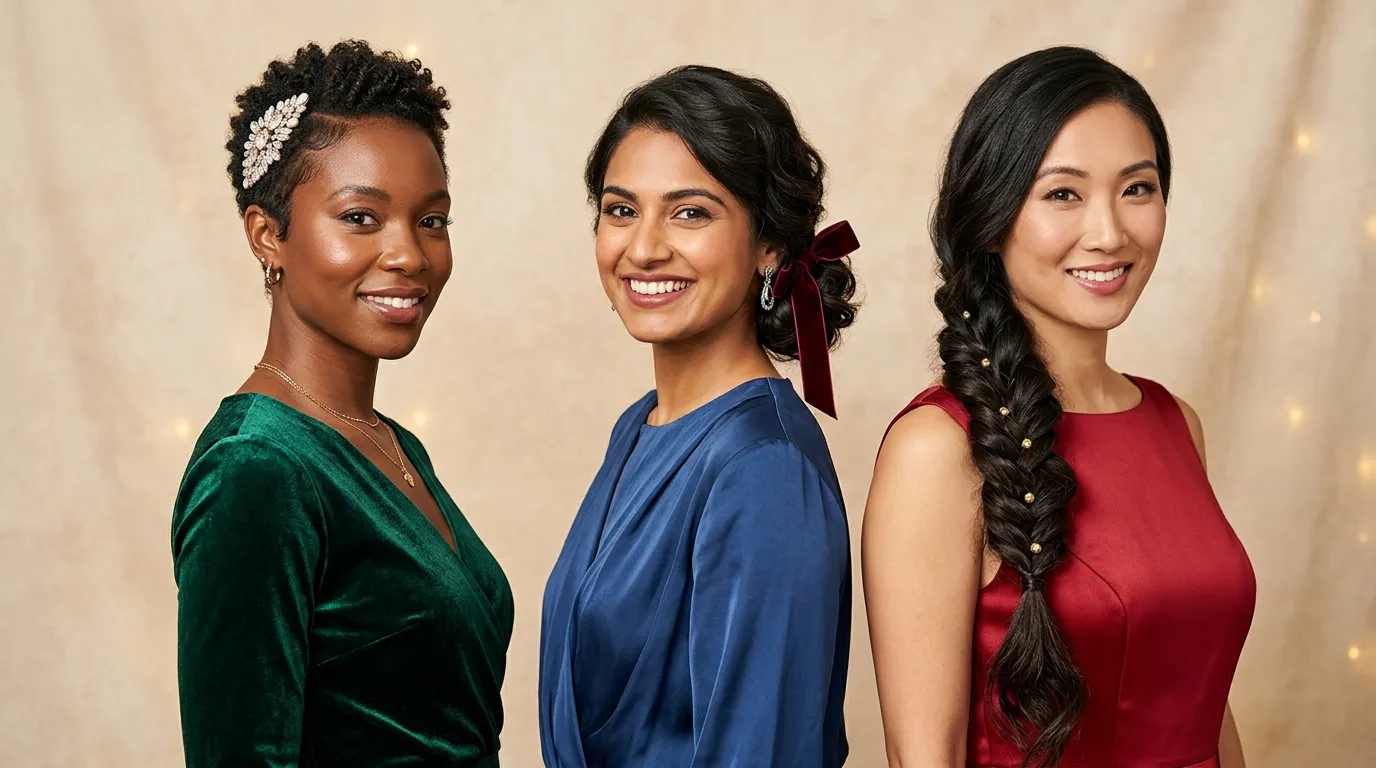 Matching Your Stylish Christmas Hairstyle to Your Hair Length