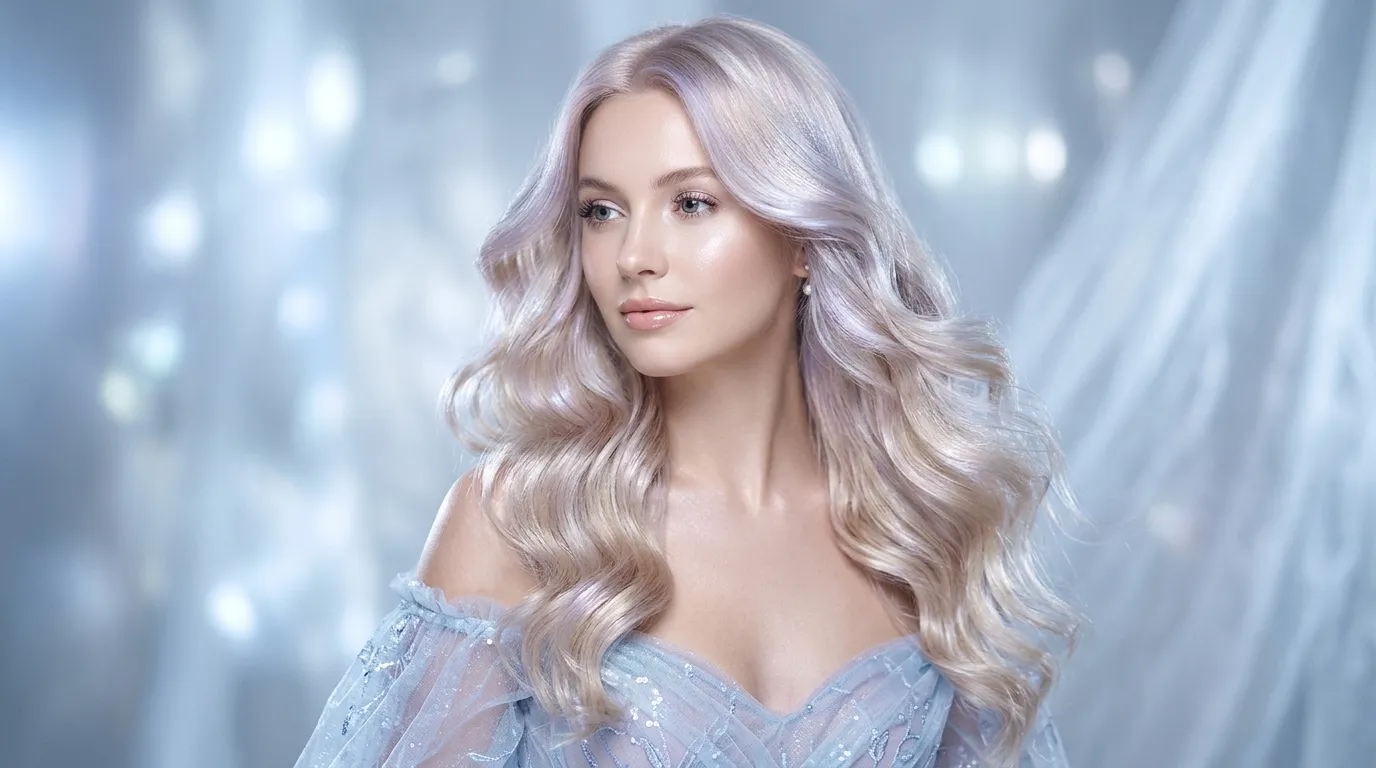 Pearl and Iridescent Blonde