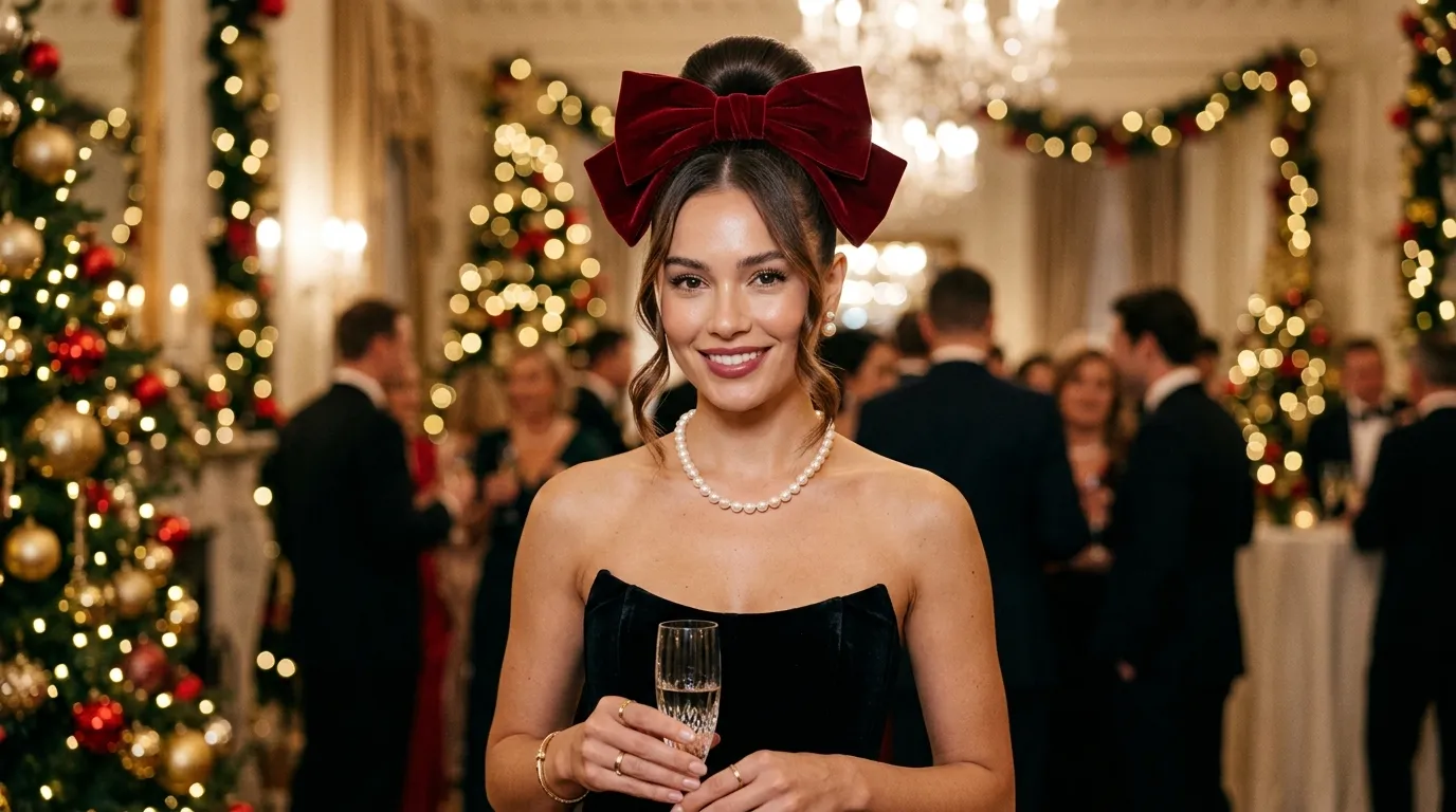 The Ballerina Bun with Oversized Bow