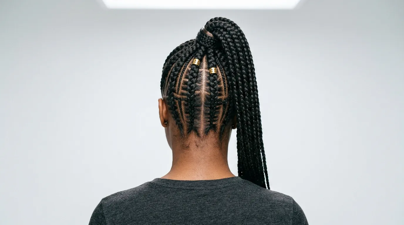 The Cornrow Ponytail