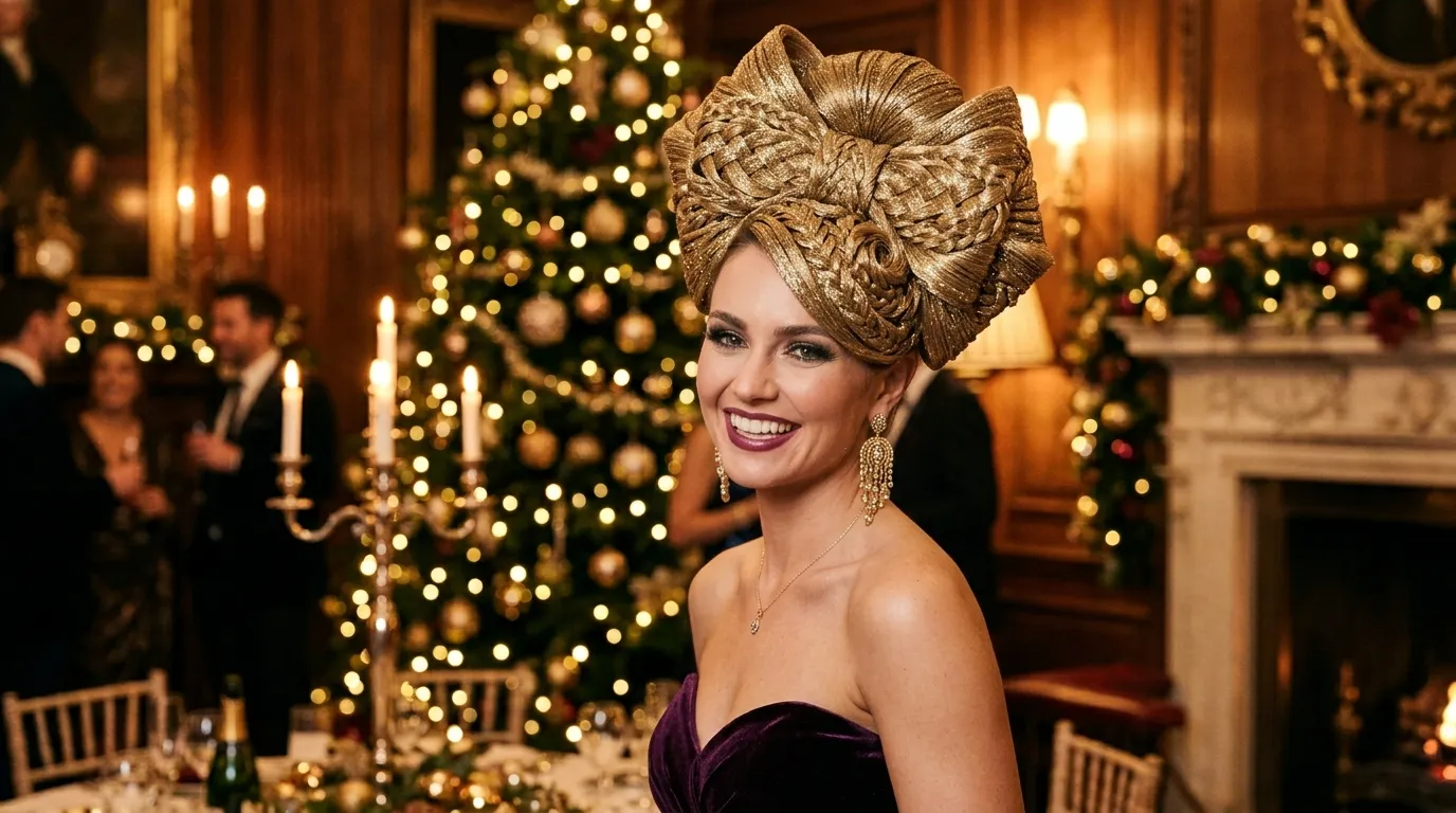 The Glitter Bow Updo