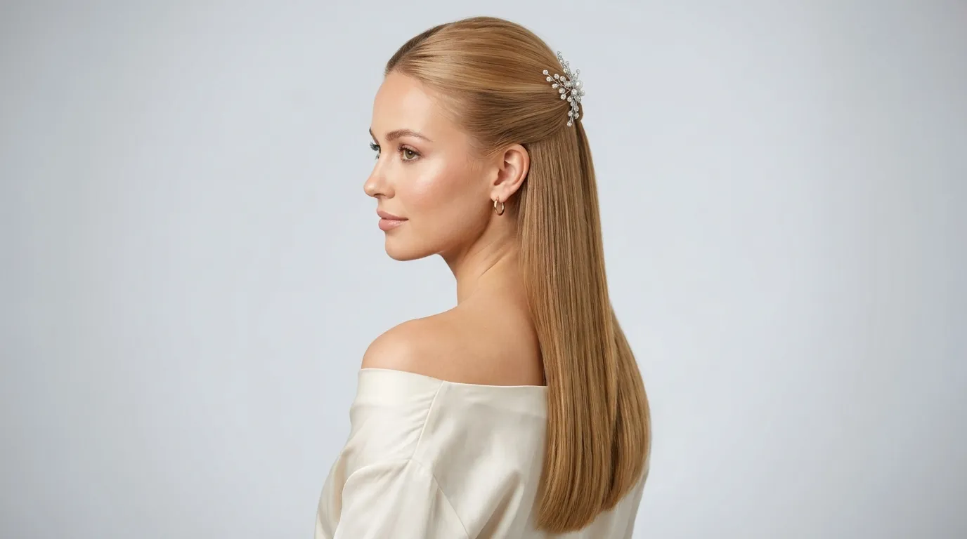 The Half Up Half Down Style The Half Up Half Down Style