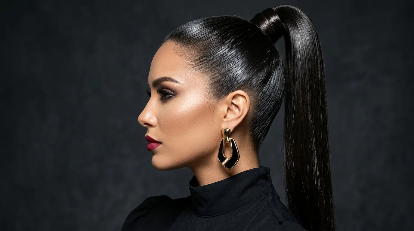 The High Sleek Ponytail