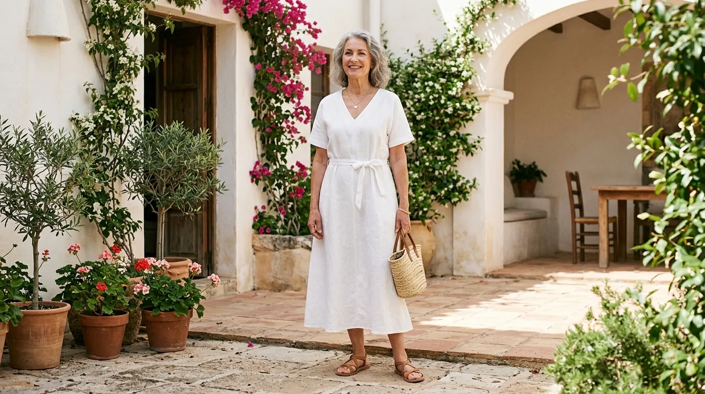 The Linen Dress as a Daily Uniform The Linen Dress as a Daily Uniform