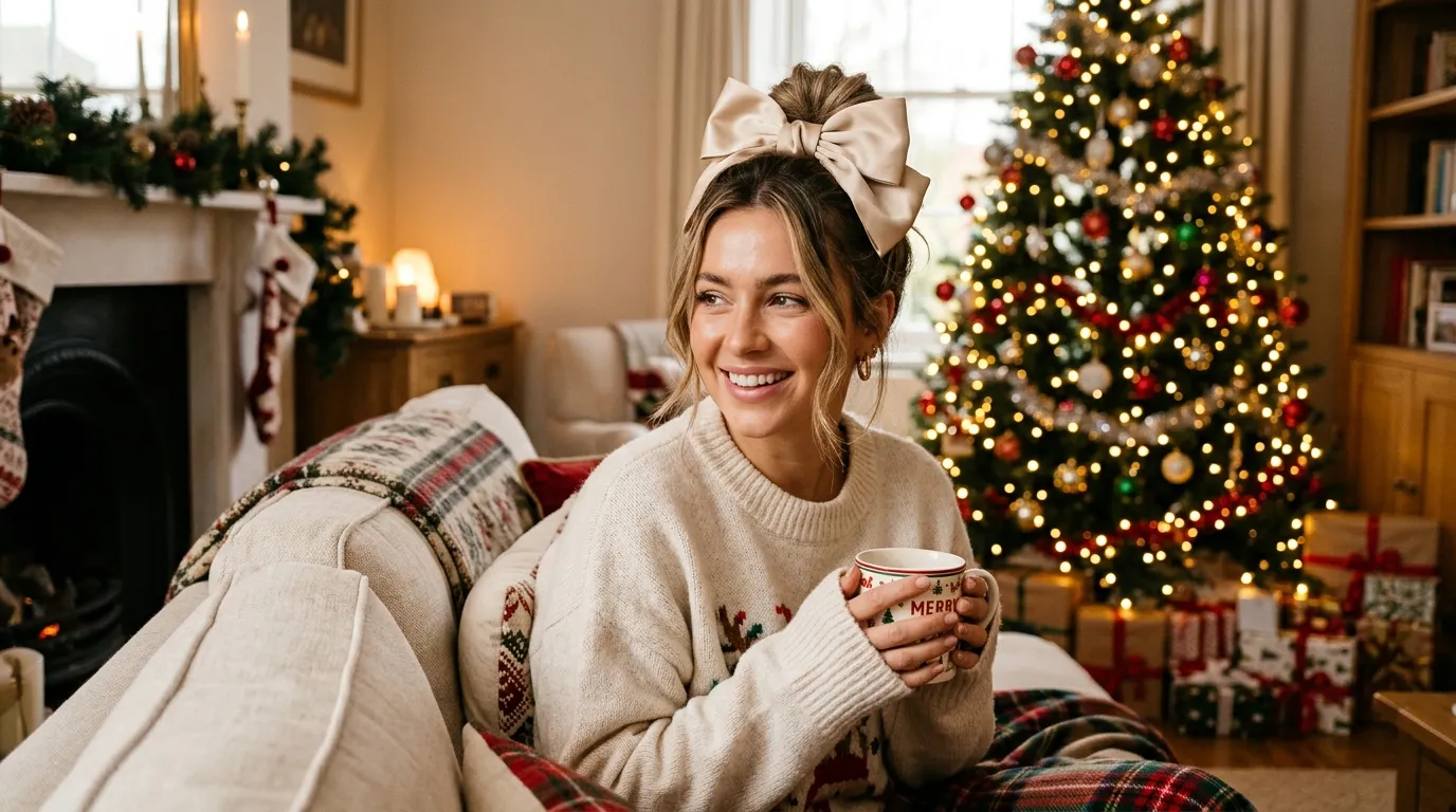 The Messy Bun with a Satin Bow