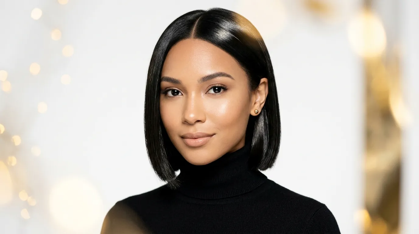 The Sleek Bob with Mirror Shine