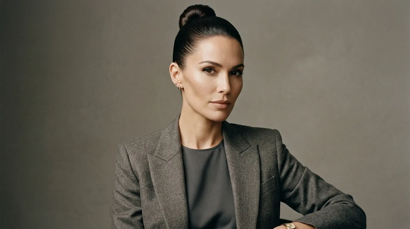 The Sleek High Bun Clean, Modern, and Powerful
