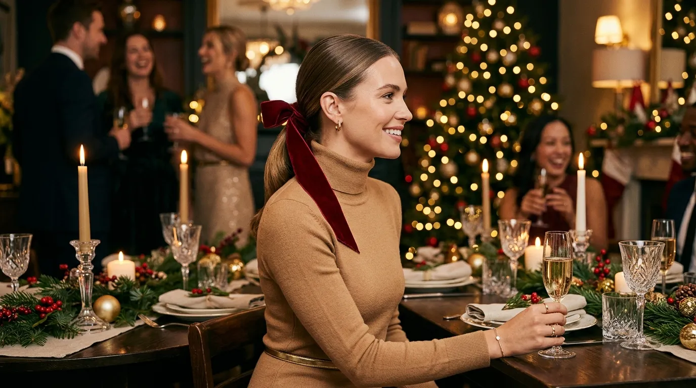 The Velvet Ribbon Ponytail