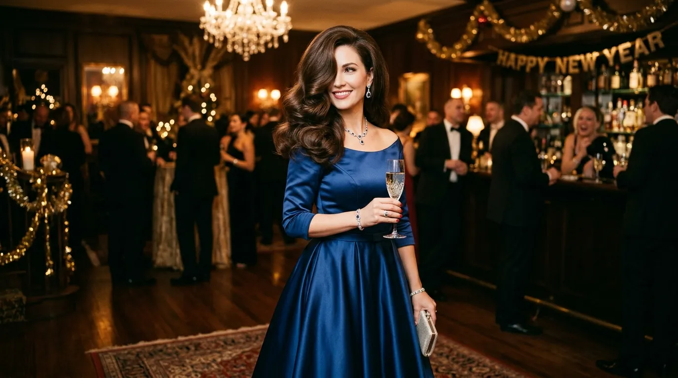 The Vintage Side Part with Voluminous Blowout