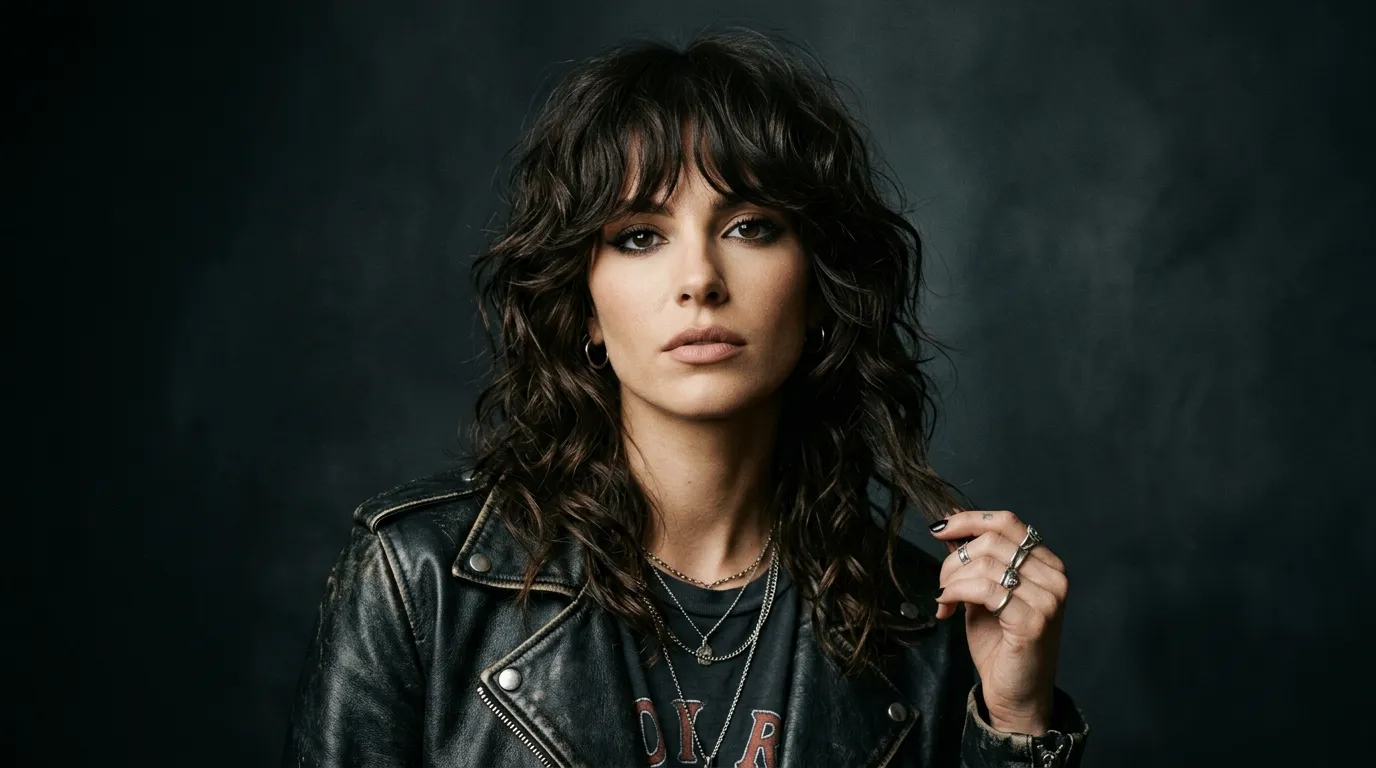 The Wavy Shag and Wolf Cut Textured Waves with an Edge
