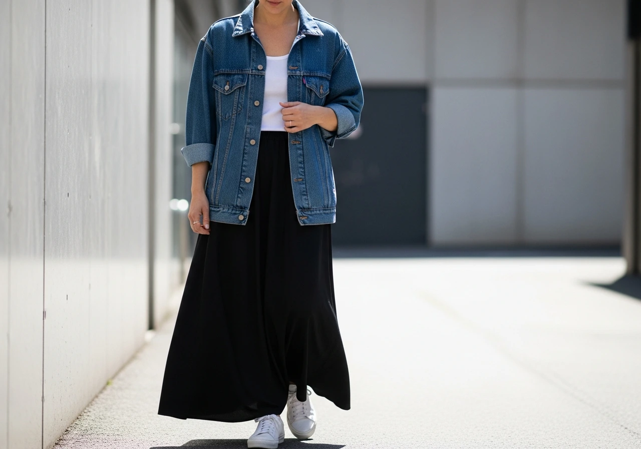 Oversized Denim Jacket for Effortless Cool