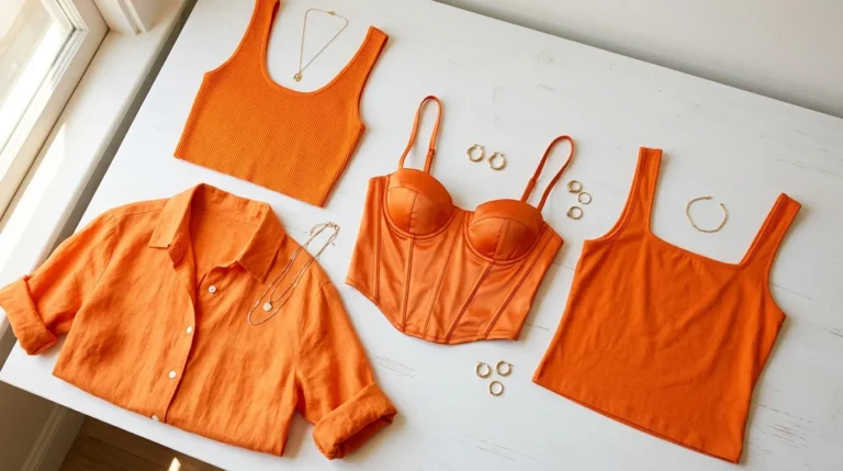 10+ Cute Orange Top Outfits To Brighten Your Closet