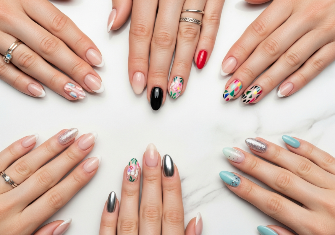 13 Chic Oval Nail Designs You'll Want To Copy Right Now Chic Oval Nail Designs