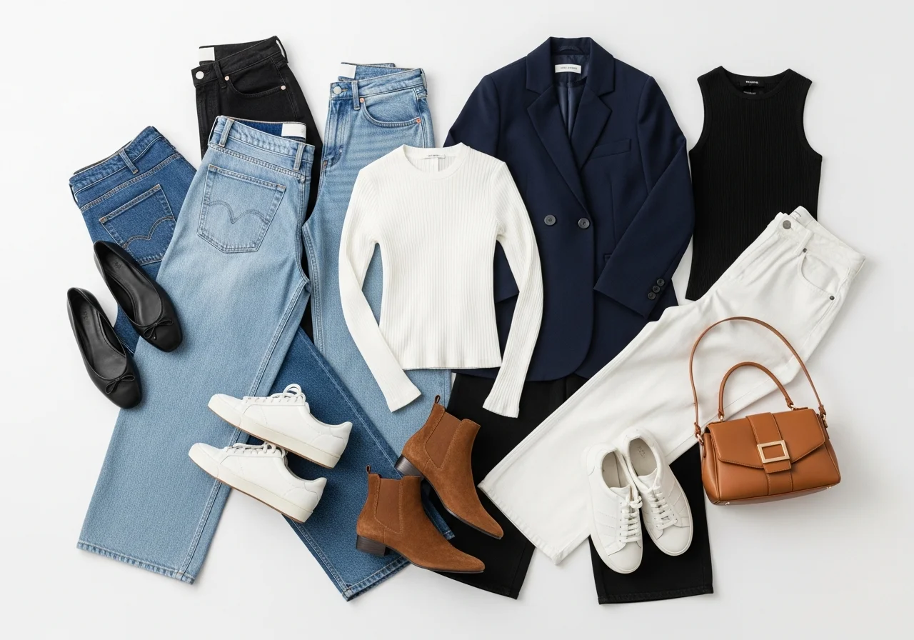 15+ Easy Wide Leg Jeans Outfits Updated For 2026