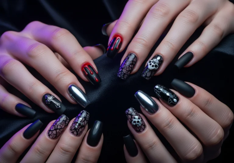 13 Bold Gothic Nail Looks That Totally Speak My Dark Side