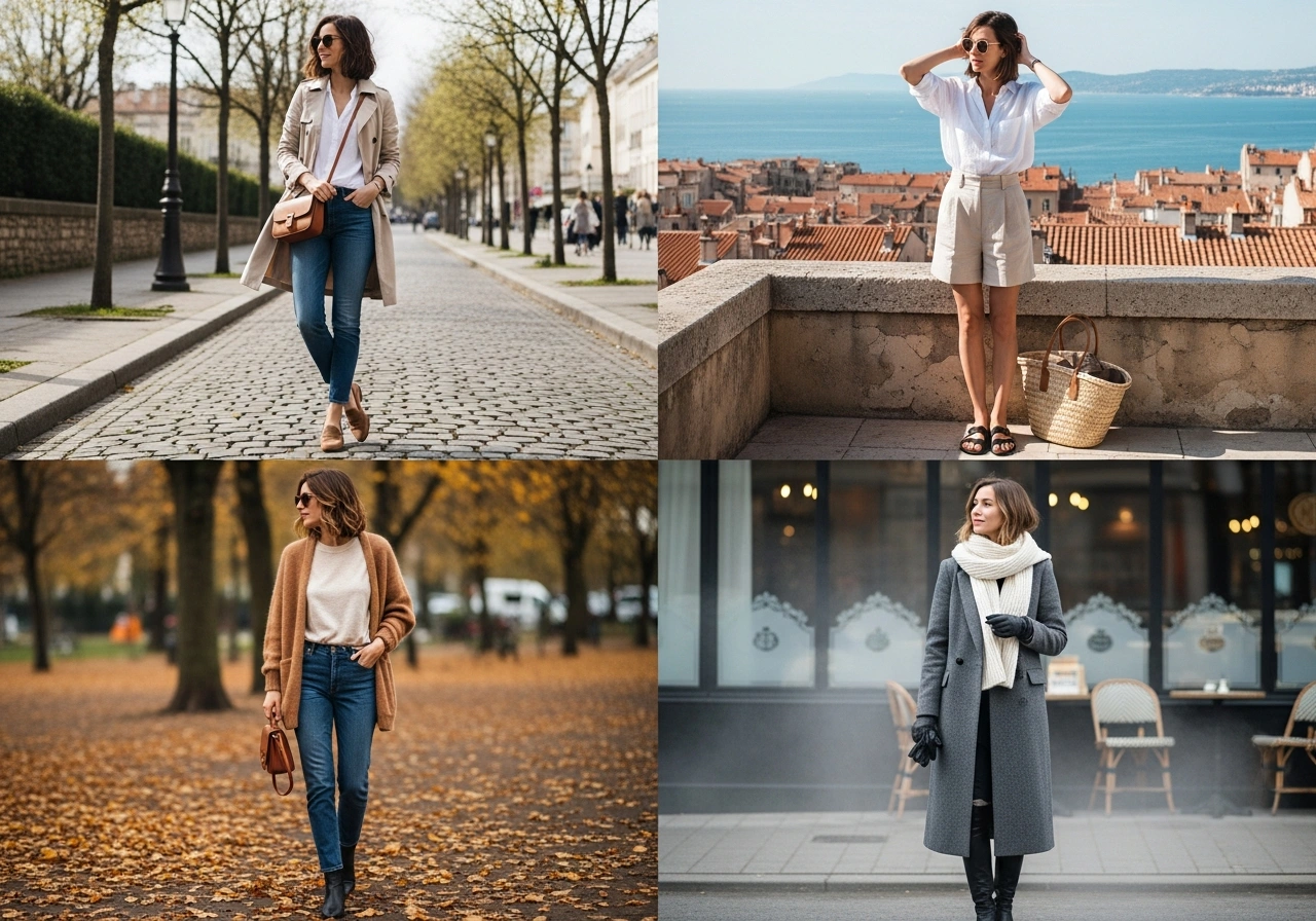 There exists an undeniable magnetism in the way French women present themselves to the world. Walk down any Parisian street and you will notice something remarkable. The women gliding past cafes and boutiques possess an intangible quality that transcends mere fashion. Their style whispers rather than shouts, yet commands attention with quiet authority. This is not accidental. French women have cultivated an approach to dressing that prioritizes authenticity, quality, and restraint over trends and excess. After spending years observing, learning from, and adopting the principles that underpin this coveted aesthetic, I have discovered that French style is less about specific garments and more about a mindset. It represents a philosophy of self-presentation rooted in confidence, practicality, and an appreciation for lasting beauty. The good news is that anyone can master this approach regardless of budget, body type, or geographic location. What follows are the essential secrets I have learned and now live by. The Foundation: Quality Always Trumps Quantity French women understand a truth that eludes many fashion enthusiasts. A closet bursting with mediocre pieces creates far more frustration than a carefully edited collection of exceptional items. This principle forms the bedrock of French dressing philosophy. Rather than chasing every passing trend or filling shopping bags with inexpensive fast fashion, the French approach involves deliberate selection. Each piece must earn its place in the wardrobe by meeting rigorous standards of quality, versatility, and personal resonance. This means examining fabric composition, scrutinizing stitching, and assessing how well a garment is constructed before making a purchase. The financial investment in fewer, better pieces pays dividends over time. A well-made cashmere sweater will serve you faithfully for years, developing character with each wear. Cheap synthetic alternatives pill after three washes and end up abandoned. A properly constructed leather handbag becomes more beautiful with age, while its mass-produced counterpart falls apart within months. This quality-first mindset also simplifies daily dressing. When everything in your closet meets a high standard, getting dressed becomes effortless. You can reach for any combination with confidence, knowing that the foundational quality ensures a polished result. Creating Your Capsule Wardrobe The concept of a capsule wardrobe aligns perfectly with French sensibilities. This approach involves building a collection of essential, timeless pieces that work harmoniously together, creating numerous outfit combinations from relatively few items. Begin by identifying your lifestyle needs. What activities fill your days? What climate do you dress for? What colors make you feel most confident? Honest answers to these questions prevent the accumulation of aspirational pieces that never leave the hanger. The ideal capsule includes versatile basics that serve as building blocks. Well-fitted jeans in a dark wash, tailored trousers in black or navy, simple t-shirts in white and black, a crisp white button-down shirt, and a quality knit sweater form the foundation. These pieces should fit impeccably and feel comfortable enough for daily wear. From this base, add personality through carefully chosen statement pieces. A beautiful silk blouse, a distinctive jacket, or an elegant dress can transform basic combinations into memorable outfits. The key lies in ensuring these special pieces coordinate with your existing wardrobe rather than existing in isolation. The Non-Negotiable Importance of Proper Fit Nothing undermines an outfit faster than poor fit. French women grasp this instinctively and refuse to compromise. A garment might boast impeccable fabric and construction, but if it does not fit your body correctly, it serves no purpose in your wardrobe. Understanding your body shape and proportions enables smart purchasing decisions. Pay attention to where garments hit your frame. Sleeves should end at the right point on your wrist. Hem lengths should complement your height and leg length. Shoulder seams should sit where your shoulders actually end, not drooping down your arms or pulling across your back. Never hesitate to utilize tailoring services. French women consider their tailor an essential partner in maintaining their wardrobes. A simple hem adjustment, sleeve shortening, or waist suppression transforms an off-the-rack piece into something that appears custom-made for your body. The modest investment in alterations exponentially increases the value and wearability of your clothing. Equally important is the fit of foundational garments. Properly fitted undergarments create the smooth silhouette upon which all other clothing hangs. Invest time in professional bra fittings and select underwear that disappears beneath clothing rather than creating visible lines or bulges. Embracing a Refined Color Palette French wardrobes famously revolve around neutral foundations. Black, navy, white, cream, gray, and camel dominate, creating a sophisticated canvas that never feels boring. This restrained palette offers tremendous practical advantages. Neutral colors coordinate effortlessly, eliminating the mental gymnastics of color matching each morning. They photograph beautifully, never dating themselves in future years. They allow accessories and personal features to take center stage rather than competing with loud patterns or bright hues. This does not mean eliminating color entirely. French women incorporate color strategically through accessories, a beautiful lipstick, or occasional accent pieces. A red scarf, a burgundy leather bag, or a striped Breton top in navy and white adds visual interest without overwhelming the overall aesthetic. The neutrals you choose should complement your natural coloring. Warm undertones may lean toward cream, camel, and warm grays, while cool undertones favor stark white, black, and cool grays. Experiment to discover which neutral shades make your skin glow and your eyes brighten. Essential Wardrobe Pieces Every French-Inspired Closet Needs Certain items appear repeatedly in French wardrobes because they deliver exceptional versatility and timeless appeal. Understanding these essentials helps focus your shopping efforts productively. The striped Breton top stands as perhaps the most iconic French piece. Originally worn by French navy sailors, this simple garment now represents casual Parisian elegance. Choose quality cotton with substantial weight that maintains its shape after washing. The classic navy and white stripe works perfectly, though variations in burgundy, black, or even subtle patterns offer welcomed alternatives. A well-cut trench coat serves as the ultimate transitional outerwear. Select a neutral shade in water-resistant fabric with clean lines and quality hardware. This single piece works equally well over jeans and sneakers or a cocktail dress and heels, making it an invaluable wardrobe workhorse. The little black dress requires no introduction but deserves careful consideration. Your version should feel comfortable enough for day wear yet elegant enough for evening events. Simple silhouettes in quality fabric trump trendy designs that date quickly. Look for details like interesting necklines or subtle texture rather than overt embellishment. Quality denim represents a worthwhile investment. French women favor dark washes in straight or slightly tapered legs that skim the body without clinging. Avoid excessive distressing, embellishment, or extreme cuts that limit versatility. Your jeans should feel like a neutral foundation, not a statement piece. A tailored blazer instantly elevates any combination. Navy or black in a timeless cut works for most occasions. Ensure the shoulders fit properly and the length flatters your proportions. This piece should feel structured yet comfortable enough for all-day wear. The Power of Simplicity and Restraint French style celebrates restraint in all its forms. This manifests in countless small choices that collectively create an impression of refined elegance. Jewelry remains minimal and meaningful. Rather than piling on multiple pieces, French women select one or two quality items that hold personal significance. A simple gold chain, small hoop earrings, or a delicate bracelet suffices. Watches tend toward classic designs rather than trendy smartwatches. Makeup follows similar principles. The goal involves enhancing natural beauty rather than masking it. A light foundation or tinted moisturizer, groomed brows, a coat of mascara, and perhaps a swipe of red lipstick creates the signature French face. Contouring, heavy eye makeup, and dramatic false lashes remain conspicuously absent. Hair styling favors natural texture and movement over rigid perfection. Whether air-dried waves, a simple ponytail, or an effortless chignon, French hairstyles look intentionally undone. This approach saves time while appearing infinitely more modern than overly styled hair. Even nail care tends toward simplicity. Short, clean nails in nude shades or classic red outperform elaborate nail art or extreme lengths. The hands should appear well-maintained but never contrived. Mastering the Art of Accessorizing While French women practice restraint, they understand that accessories possess transformative power. The right pieces elevate simple combinations into memorable outfits. Scarves deserve special attention in any French-inspired wardrobe. Silk squares, lightweight wool, or cotton scarves in various sizes offer endless styling possibilities. Learn several tying techniques to vary your look. A scarf adds color, texture, and visual interest without overwhelming an outfit. Handbags represent one area where French women willingly invest significant resources. A quality leather bag in a classic shape and neutral color serves faithfully for years, even decades. Look for brands known for craftsmanship rather than conspicuous logos. The bag should feel substantial, feature quality hardware, and offer practical functionality for your daily needs. Footwear balances comfort with elegance. Ballet flats, low-heeled boots, and simple sneakers dominate French wardrobes. Pointed-toe flats in leather elongate the leg while remaining walkable. Ankle boots in black or brown work across seasons. Clean white sneakers provide casual polish for relaxed outfits. Belts serve both functional and aesthetic purposes. A quality leather belt in black and brown allows you to define your waist and add polish to otherwise simple combinations. Shopping Strategies That Support French Style Building a French-inspired wardrobe requires intentional shopping habits that contradict typical consumer behavior. Avoid impulse purchases by implementing a waiting period before buying non-essential items. If you still want the piece after several days or weeks, it likely deserves a place in your wardrobe. This practice prevents regrettable purchases that contribute to closet clutter. Shop less frequently but more thoughtfully. Rather than weekly browsing sessions, plan quarterly shopping trips with specific needs identified in advance. This focused approach yields better purchases and reduces wasteful spending. Explore vintage and consignment shops for unique pieces and quality items at reduced prices. French women embrace secondhand shopping without stigma, recognizing that well-made vintage pieces often surpass contemporary offerings in quality and character. Learn to recognize quality markers when shopping. Examine seams for neatness and durability. Check fabric content, favoring natural fibers over synthetics when possible. Test zippers and buttons to ensure smooth operation. Feel the weight and drape of fabric. These small investigations prevent disappointing purchases. Developing Your Personal Style Within French Frameworks French style provides guidelines, not rigid rules. The most important element involves developing a personal interpretation that reflects your individual preferences and lifestyle. Observe which pieces make you feel most confident and capable. Notice which colors receive the most compliments. Pay attention to outfits that feel effortless to wear and assemble. These observations reveal your authentic style preferences. Create a vision board or digital collection of images that resonate with you. Look for common threads in color palettes, silhouettes, and styling approaches. This exercise clarifies your aesthetic direction and guides future purchases. Experiment within the framework of quality basics. Try different scarf-tying methods. Test various shoe and handbag combinations with the same outfit. Play with proportions by tucking, half-tucking, or leaving tops untucked. Small variations keep your style feeling fresh without requiring new purchases. Trust your instincts over trends. If something feels wrong for you, regardless of its fashion credentials, it does not belong in your wardrobe. Conversely, if you love a piece that breaks conventional French style rules, incorporate it anyway. Personal authenticity always trumps prescriptive guidelines. Confidence: The Secret Ingredient All the quality clothing and perfect accessories mean nothing without the confidence to carry them well. French women understand that true style emanates from within. Cultivate confidence by focusing on aspects of yourself you appreciate rather than fixating on perceived flaws. Everyone possesses unique attributes worth celebrating. Direct your attention there. Posture dramatically affects how clothing looks and how you feel wearing it. Stand tall with shoulders back and head high. This simple adjustment improves the drape of clothing and projects self-assurance. Remember that most people notice confidence and carriage before specific garments. Someone wearing simple jeans and a t-shirt with genuine confidence appears more stylish than someone in designer clothing who seems uncomfortable or self-conscious. Develop interests and knowledge beyond fashion. French women project confidence partly because they cultivate rich interior lives. Read widely, pursue hobbies, engage with art and culture. This intellectual confidence manifests in personal presence that no amount of expensive clothing can replicate. Caring for Your Investment Pieces Quality items demand proper care to deliver their promised longevity. French women treat their clothing with respect, understanding that maintenance preserves both appearance and value. Follow care instructions precisely. If a garment requires dry cleaning, do not attempt home washing. If hand washing is recommended, avoid machine washing. These guidelines exist for good reason. Address stains and damage immediately. The longer you wait, the more difficult repairs become. Keep basic stain removal supplies on hand and learn proper techniques for common mishaps. Rotate your clothing to prevent excessive wear on favorite pieces. Allow garments to rest between wearings, giving fibers time to recover their shape. Store items properly during off-seasons. Use breathable garment bags for delicate pieces, cedar blocks to deter moths, and proper hangers that support garment weight without distorting shoulders. Establish relationships with reliable cleaning and repair services. A skilled dry cleaner, leather specialist, and tailor become invaluable partners in wardrobe maintenance. The Year-Round French Wardrobe Approach French style does not radically shift with seasons. Instead, thoughtful layering and strategic additions adapt core pieces to changing weather. Summer wardrobes center on lightweight natural fabrics. Linen trousers, cotton dresses, and breathable knits in white and cream dominate. Simple sandals replace boots, and silk scarves add color without warmth. Autumn introduces layering through lightweight cardigans, trench coats, and transitional boots. The neutral base remains consistent while textures become slightly richer. Cashmere makes its first appearance as temperatures drop. Winter requires substantial outerwear and knitwear but maintains the restrained aesthetic. A quality wool coat in a classic cut, cashmere sweaters, and leather boots form the foundation. Scarves serve both practical and aesthetic functions. Spring mirrors autumn in its transitional nature, gradually lightening both colors and fabrics as weather warms. The same core pieces appear throughout, styled differently to suit temperature changes. This consistent approach eliminates the need for complete seasonal wardrobe overhauls. Investment pieces work year-round, with only weather-specific items like heavy coats or summer sandals rotating in and out. Conclusion Dressing like a French woman transcends specific garments or brands. It represents a holistic approach to self-presentation that values quality, restraint, and authenticity above all else. By building a thoughtfully edited wardrobe of timeless pieces, prioritizing proper fit, and cultivating genuine confidence, anyone can embody this coveted aesthetic. The beauty of French style lies in its accessibility. You need not possess unlimited funds or live in Paris to adopt these principles. Start with honest assessment of your current wardrobe. Identify quality pieces worth keeping and gaps worth filling. Commit to shopping more thoughtfully, investing in fewer but better items. Learn to care for what you own, maximizing longevity and maintaining appearance. Most importantly, remember that true style reflects who you are, not who fashion dictates you should be. Use French principles as guidelines while developing a personal interpretation that feels authentic and sustainable for your life. The confidence that comes from knowing you look polished and feel comfortable cannot be purchased. It develops naturally when your external presentation aligns with your internal sense of self. This is the ultimate secret French women understand. Style is not something you wear. It is something you embody through thoughtful choices, quality investments, and unwavering confidence in your own unique beauty. Frequently Asked Questions What is the most important piece in a French woman's wardrobe? The most important element is not a single piece but rather well-fitted jeans in a dark wash. French women wear quality denim constantly, pairing it with everything from simple t-shirts to silk blouses and blazers. The versatility and timeless nature of perfect jeans makes them the foundation upon which countless outfits are built. How many items should be in a French-inspired capsule wardrobe? A functional French-inspired capsule typically contains between 30 and 40 items including shoes and outerwear but excluding accessories and undergarments. This number provides sufficient variety for daily dressing while maintaining the edited, intentional aesthetic that characterizes French style. Focus on quality and versatility rather than hitting a specific number. Can I dress like a French woman on a limited budget? Absolutely. French style prioritizes smart shopping over expensive labels. Start by investing in one or two quality basics like well-fitted jeans or a classic trench coat, then build gradually. Shop secondhand stores for quality pieces at reduced prices. Focus on fit and care rather than brand names. Even affordable items appear expensive when they fit properly and are well-maintained. Do French women follow fashion trends? French women acknowledge trends but rarely chase them. They might incorporate a trending color through an accessory or try a current silhouette if it suits their body type, but they never abandon their core aesthetic for fleeting fashion moments. Timeless pieces always take precedence over trendy items that will look dated within months. What colors do French women avoid? French women do not strictly avoid any colors, but they use bright, saturated hues sparingly. Neon shades, extremely bright patterns, and loud prints rarely appear in classic French wardrobes. When color appears, it tends toward rich jewel tones like burgundy, forest green, or navy rather than electric brights. The emphasis remains on sophisticated, muted palettes that coordinate easily and photograph timelessly.