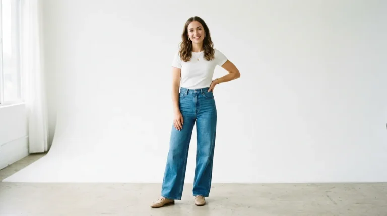 10+ Best Tops to Wear With Wide Leg Jeans